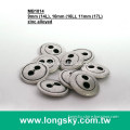 (MB1814/14L,16L,17L) fancy 2 hole antique silver small sizes metal made shirt apparel button
